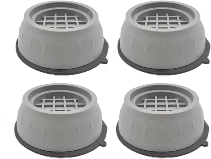 Trillingsdempende Voetjes - Rubberen Poten - Stille Wasmachine - Slipstop Ondersteuning - 4 Stuks