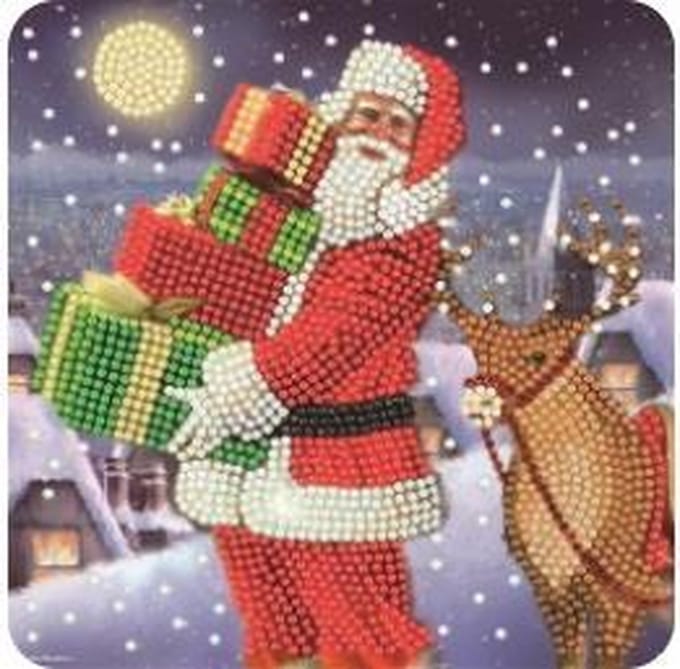 Crystal Card Kit | Diamond painting Santa's Gifts