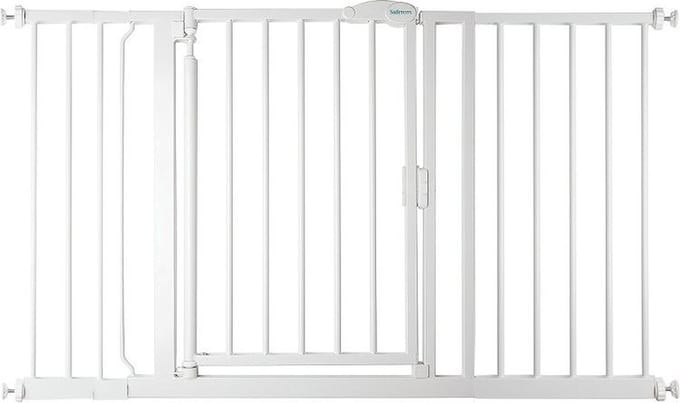 Safetots Self Closing Klemhek, Traphekje, 132,6cm - 139,6cm, Wit