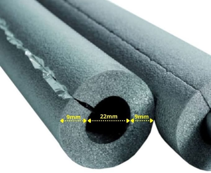 CLIMAFLEX® XT 1m Isolierschlauch Ø 22 mm x 9 mm Dämmung selbstklebend