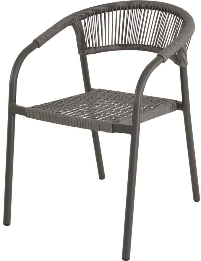 Lesli Living - Bistrostoel Nagano - Grijs - 56x63x78cm