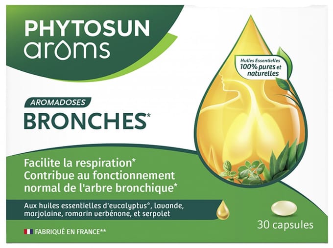 Phytosun Arôms Aromadoses Bronches 30 Capsules