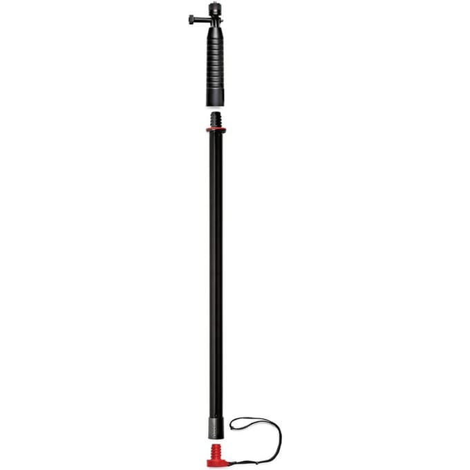 Action Grip &amp; Pole Black/Red. geschikt voor GO PRO