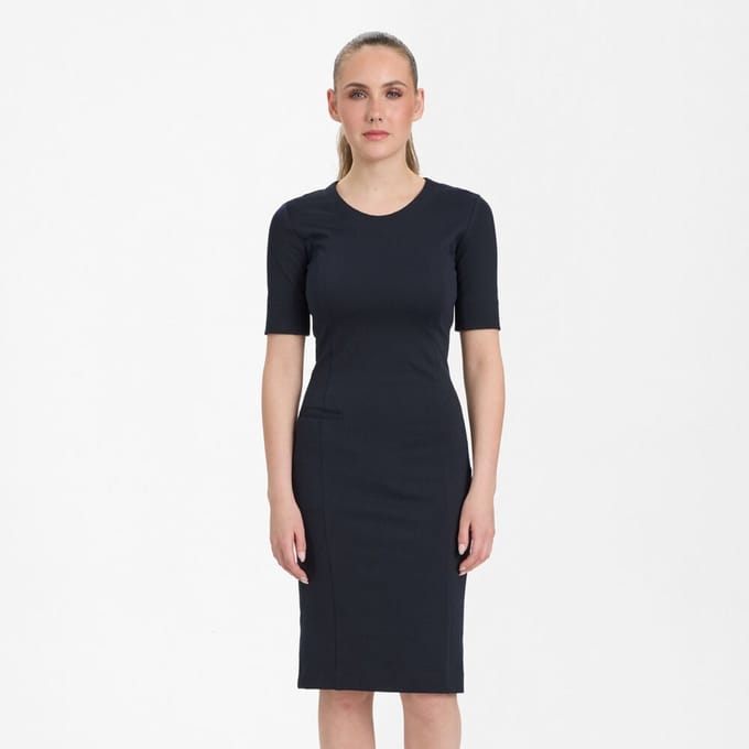 Sunwill 695-7465-400 Jurk regular fit | Donkerblauw | Maat 36