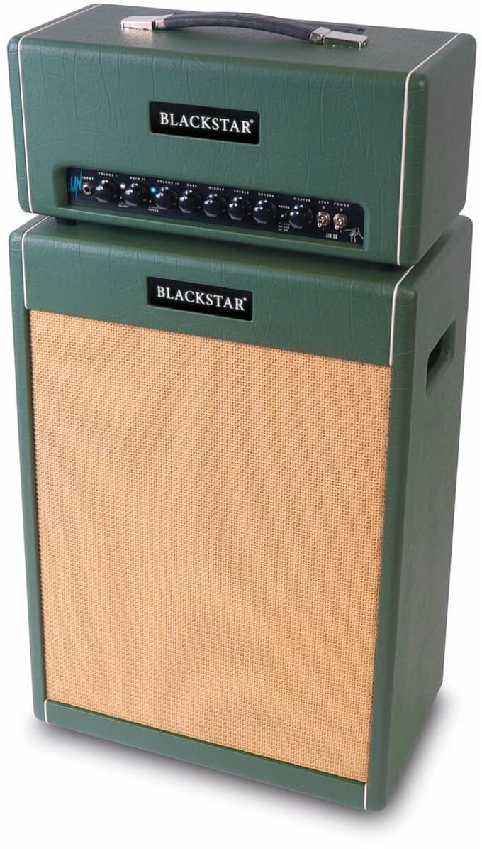 Blackstar Jared James Nichols JJN 50 Head + 212 VOC half-stack set met Klotz speakerkabel