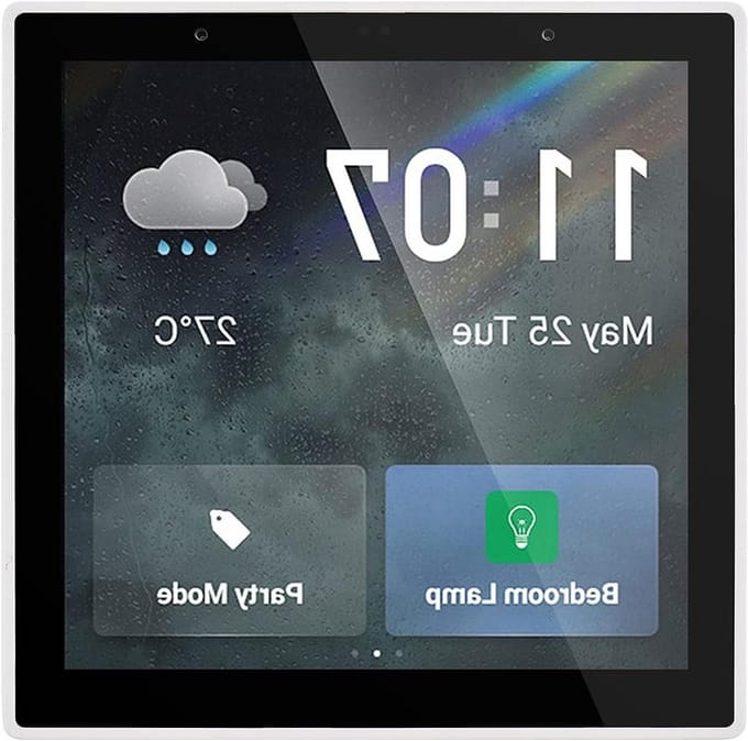 Smart Home Bedienpaneel - Centrale Schakelaar Touchscreen - Huis Automatisering - 4 inch LCD Touchscreen - 86x86mm - Wit