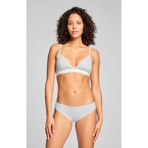 Puma - Dames - Briefs - Invisible Cotton - 2-pack - Light Grey Melange - Maat XXL