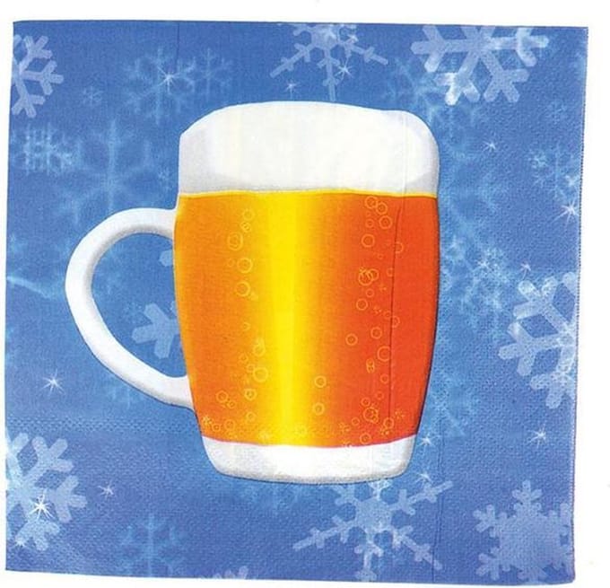 Servetten - bier (16 stuks)