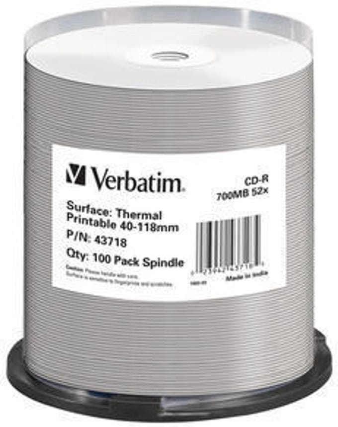 Verbatim CD-R AZO 700MB 52X SP THERMAL SURFACE - Rohling