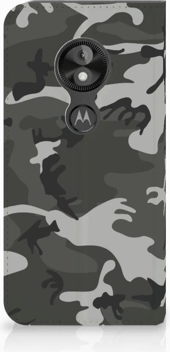 Motorola Moto E5 Play Hoesje met Magneet Army Light