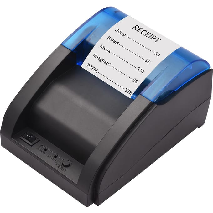 Imprimante thermique directe de reçu d'usb de 58mm pour l'impression de facture de billet Compatible avec la connexion USB US USB&BT Interface