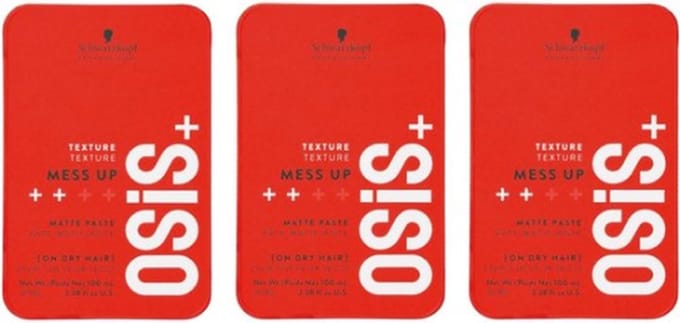 3x Schwarzkopf Osis+ Mess Up 100 ml