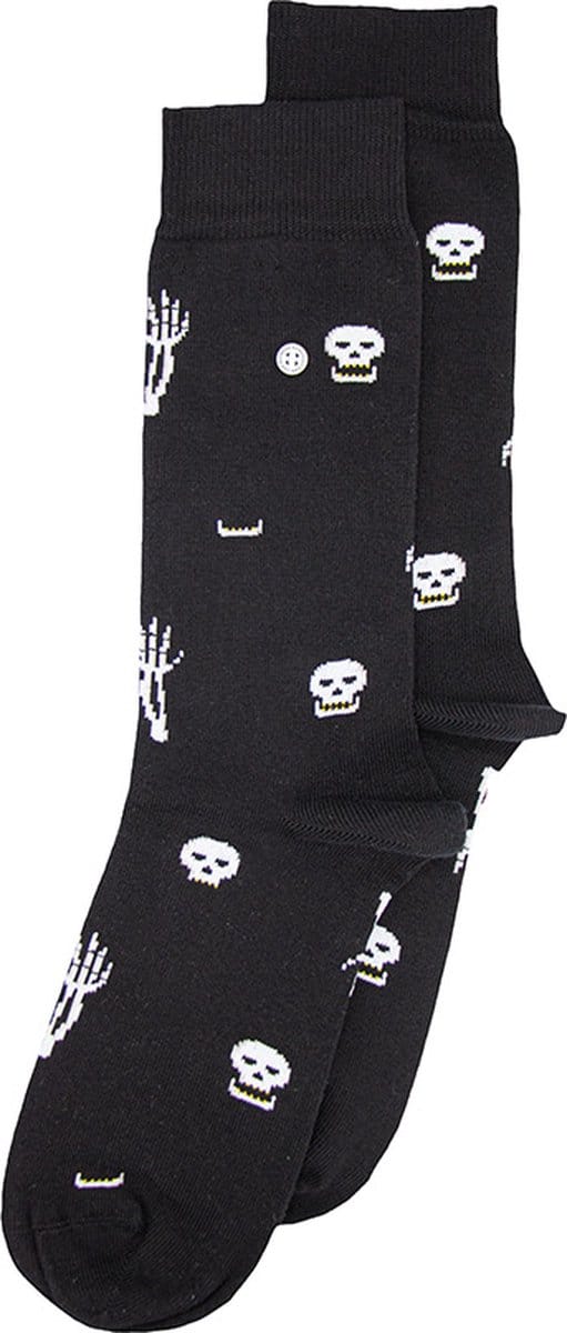 Alfredo Gonzales unisex sokken skull zwart