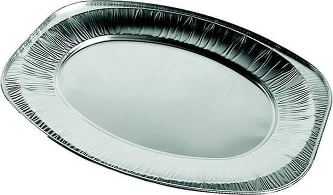 Aluminium schaal - Catering schaal - 35cm - 10 stuks - serveerschaal