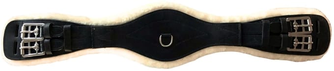 Pagony Dressuursingel Bont - Maat: 75 - Zwart - Leer