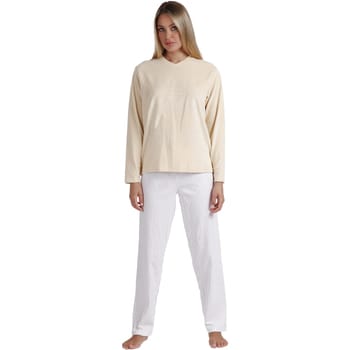 Pyjama-sets Admas Pyjama broek top lange mouwen Comfort Home
