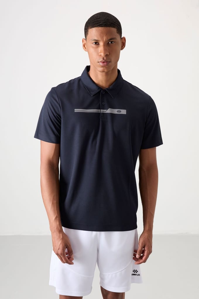 Heren Polo Kraag Knop T-shirt
