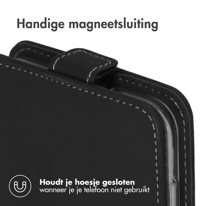 Accezz Hoesje - Geschikt voor Samsung Galaxy S23 - Flipcase - Zwart