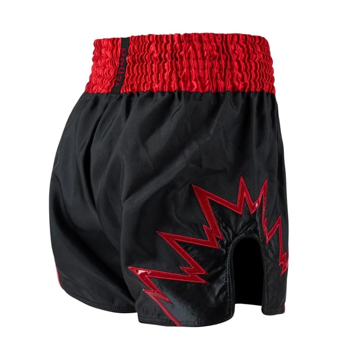 Venum Inferno Muay Thai Shorts Antraciet Rood - M