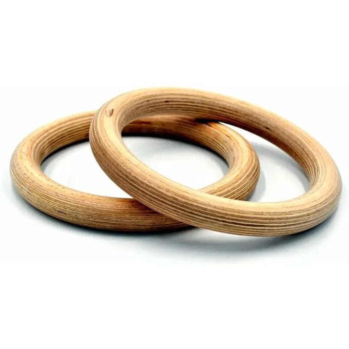 Houten turnringen Fit & Rack D28mm