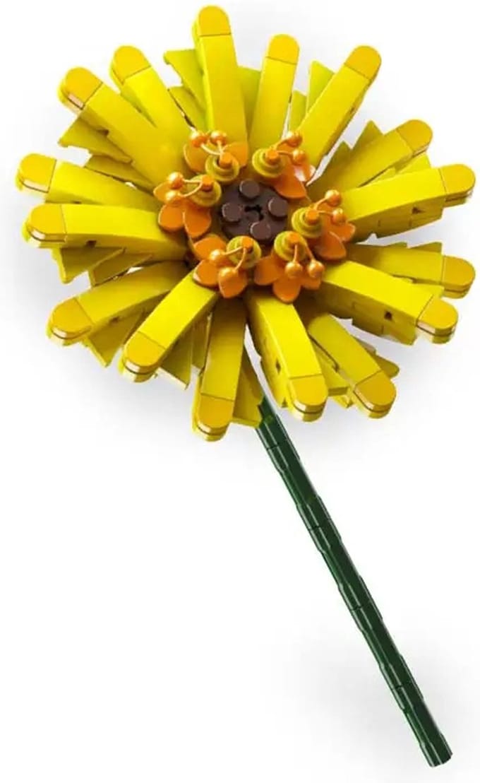 DW4Trading Bloemenboeket Bouwset Afrikaanse Chrysant - 180 Stukjes