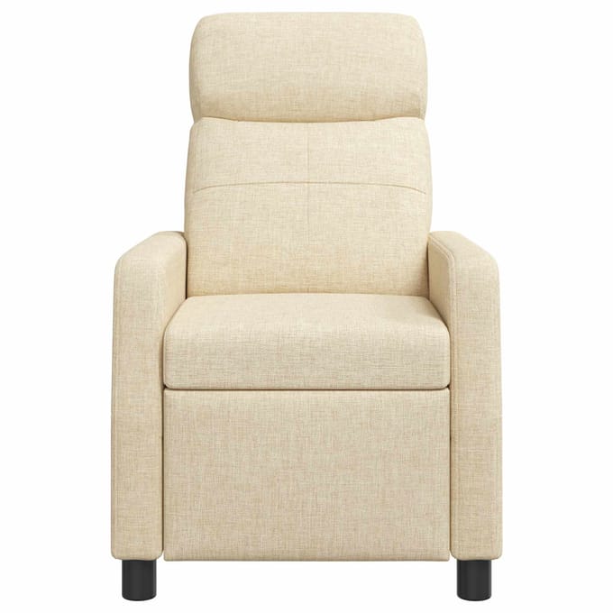 vidaXL - Recliner - Crèmekleurig - Stof