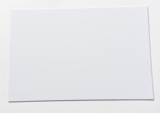 Slagplaat Materiaal - Krasplaat Blad - Zelf Maken - 1 Laags Plastic - 29x43cm - Wit