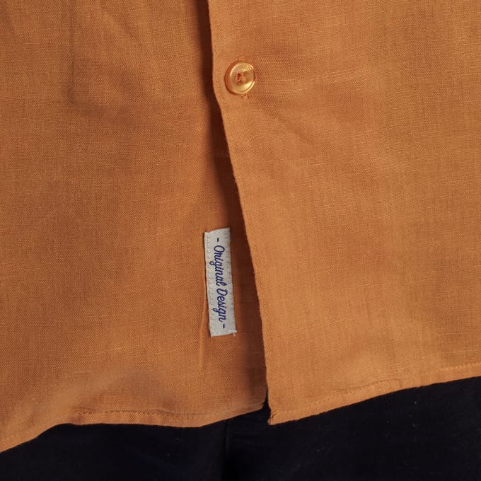 Heren Korte Mouwen Linnen Shirt HS24MCA14