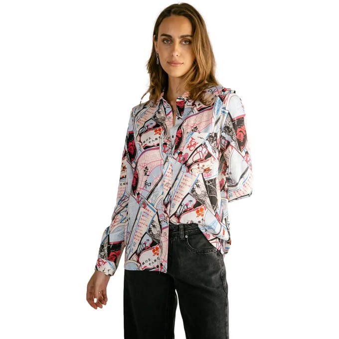 Vrouwenblouse Freeman T Porter Cali Tokyo Street