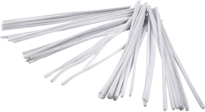 Creativ Company - Chenille White 30cm 50 pcs.