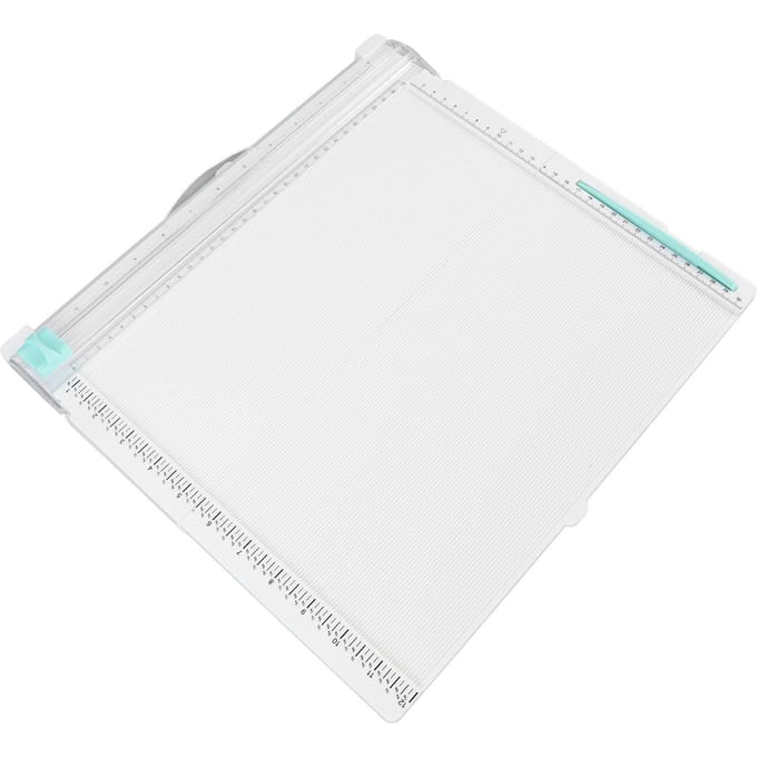 Massicot à papier Planche de rainage 36x34cm Coupe-papier et outil de rainage pour Scrapbooking Enveloppe white