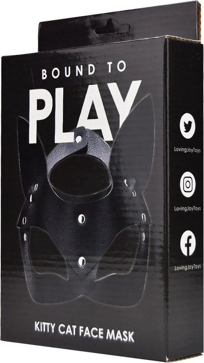 Power Escorts Bound To Play - Black Kitty Cat Masker