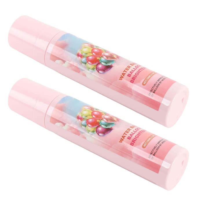 2 Stuks Balloon Shine Spray 100ml Langdurige Glans Draagbare Ballonglansversterker voor Bruiloft Verjaardag white