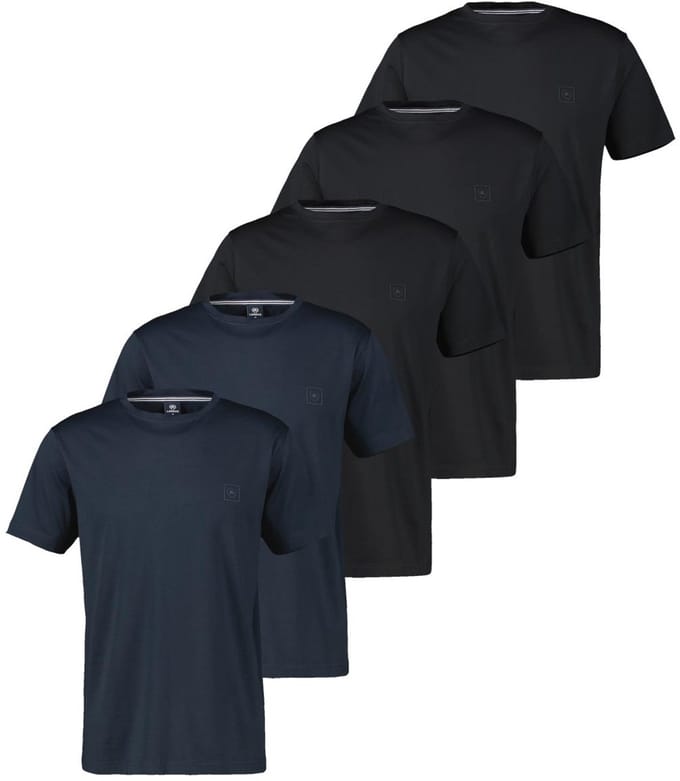 LERROS Heren t-shirt 5 pack Basic
