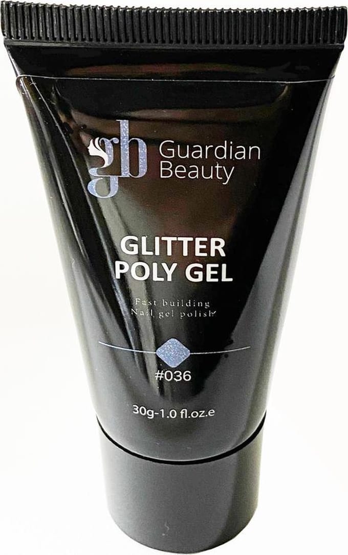 Guardian Beauty Polygel - Glitter Polygel - Lichtblauw - 30g - Polyacryl Gel