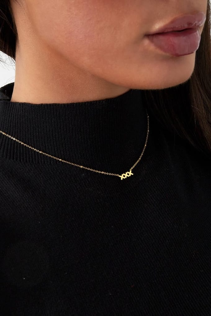 XXX Ketting Amsterdam- Goudkleurig- Stainless Steel