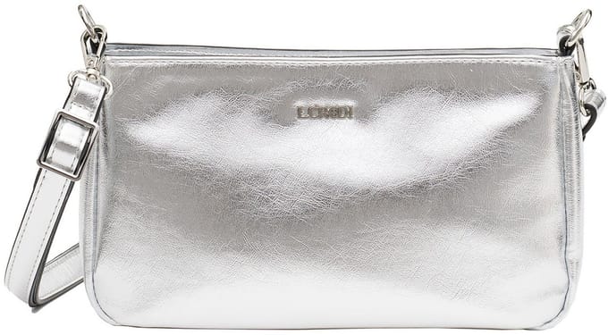 L.CREDI schoudertas Pamela Crossbody Bag Silber zilverkleurig