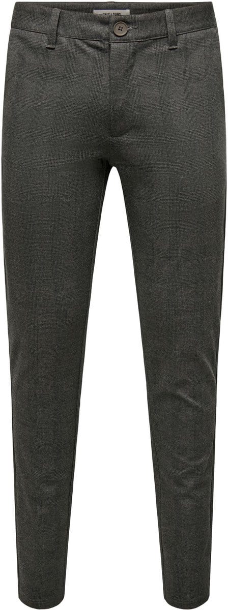 ONLY&SONS - ONSMARK SLIM CHECK 020960 PANT NOOS - Heren - Broeken