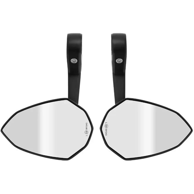 Paar motorfietsstuurspiegels met aluminium plastic adapter Avoc Nebraska