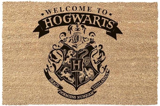 Harry Potter Deurmat Welcome to Hogwarts 40x60cm