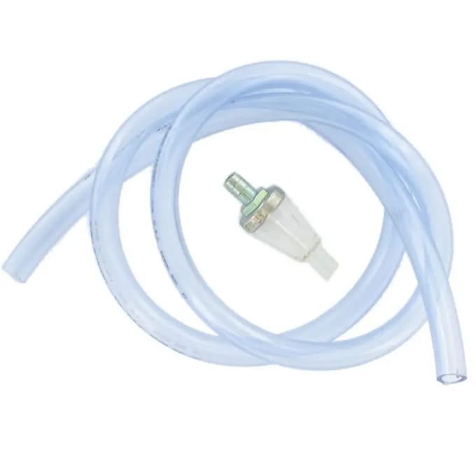 Kit benzineslang + stalen conisch benzinefilter Brazoline D8