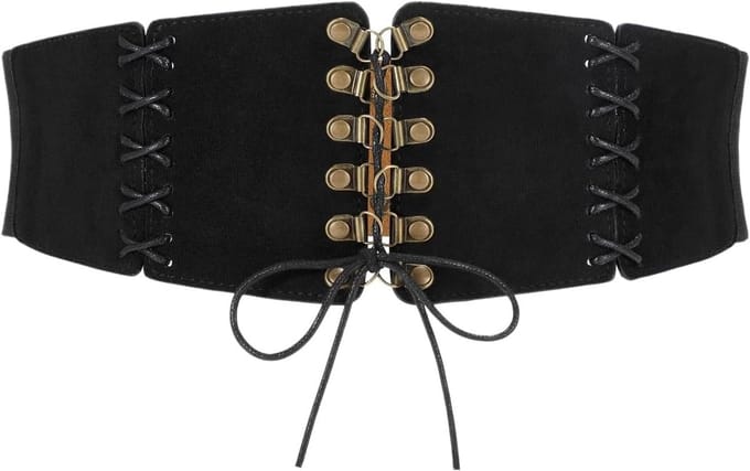 Retro Elastische Wasp Corset Riem voor Dames - Strak Taille Cinch Accessoire voor Feest en Kostuum