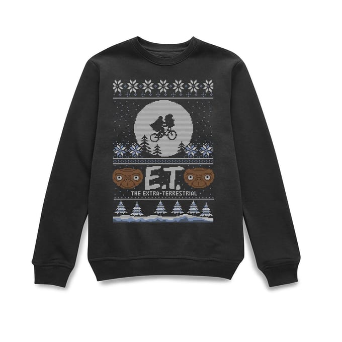 E.T. the Extra-Terrestrial Kersttrui - Zwart - S