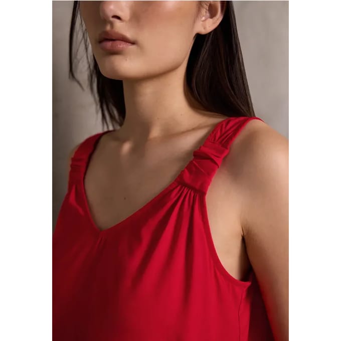 Blouse top met knoopdetail