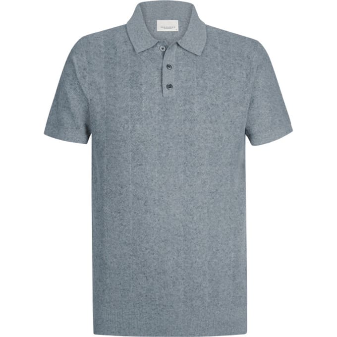 Slim fit poloshirt met knoopsluiting