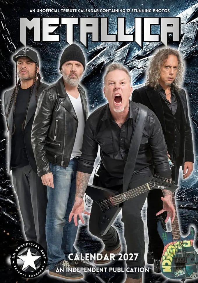 Metallica Kalender 2027 A3