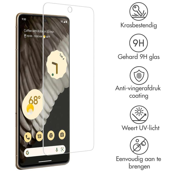 Accezz Screen Protector - Geschikt voor Google Pixel 8 Pro - 2 Pack Glass Screenprotector
