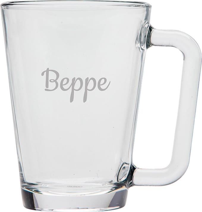 Gegraveerde theeglas 26cl Beppe