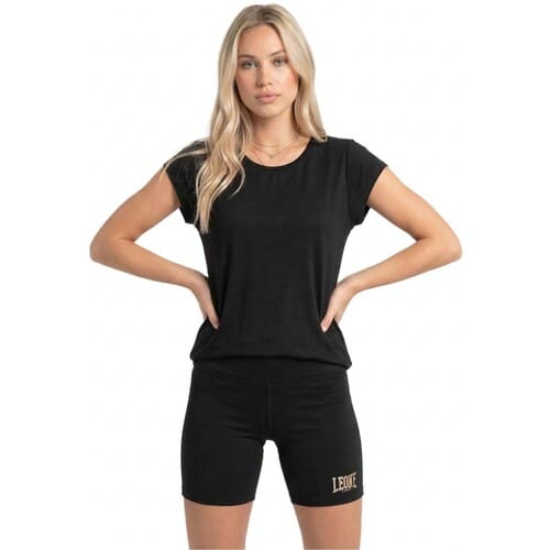 Korte Broek Leone 1947 Woman Short Leggings Active Gold