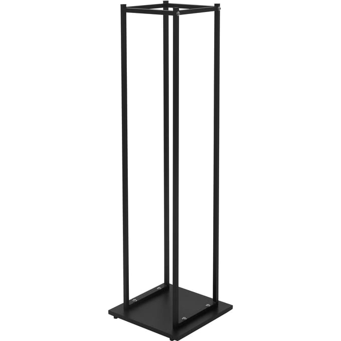 Haardhoutplank 33x115x33 cm Zwart Metaal ML-Design
